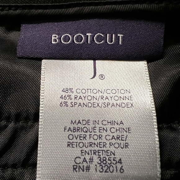 NYDJ WOMENS BLACK CASUAL BOOT CUT LIFT & TUCK SLIMMING SLACKS SIZE 14 NWT - Picture 10 of 12